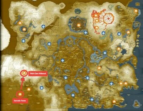town locations botw|Locations in Breath of the Wild .
